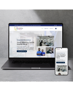 Ayur Dental Website Mockup